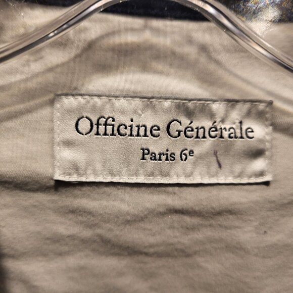 Officine Generale Plaid Button Down Long Sleeve Shirt Size Small Flannel - Picture 3 of 8